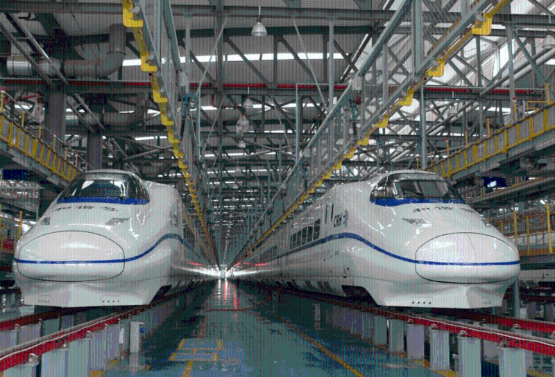 武汉动车基地作业平台轨道桥